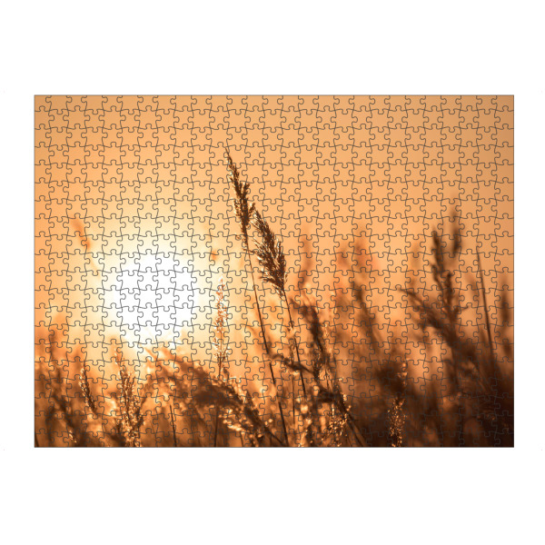 artboxONE Puzzle "Abendsonne im Schilf" artboxONE - Natur,Floral