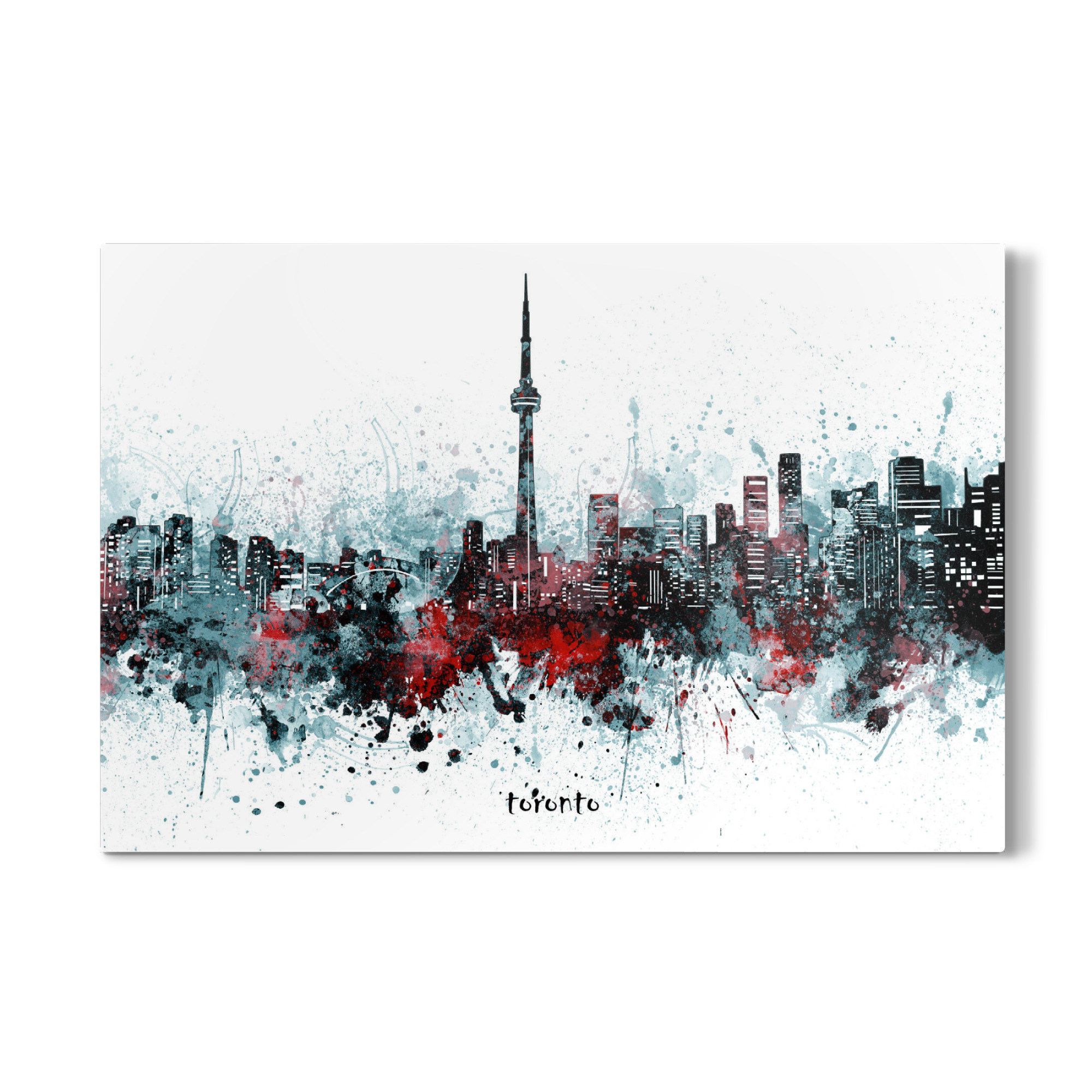 Galerie-Print "Toronto skyline artistic grey" 75x50 cm artboxONE