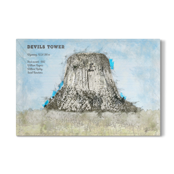 Galerie-Print "Devils Tower" 30x20 cm artboxONE