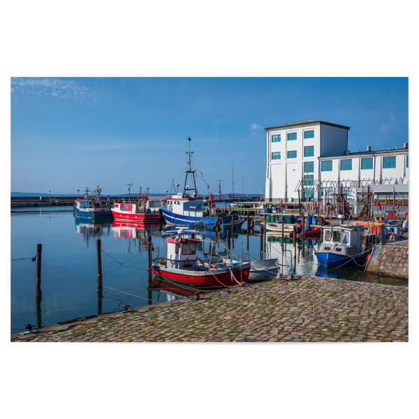 Poster "Fischerboote in Sassnitz" artboxONE - Natur,Reise,Architektur,Reise / Strand und Meer