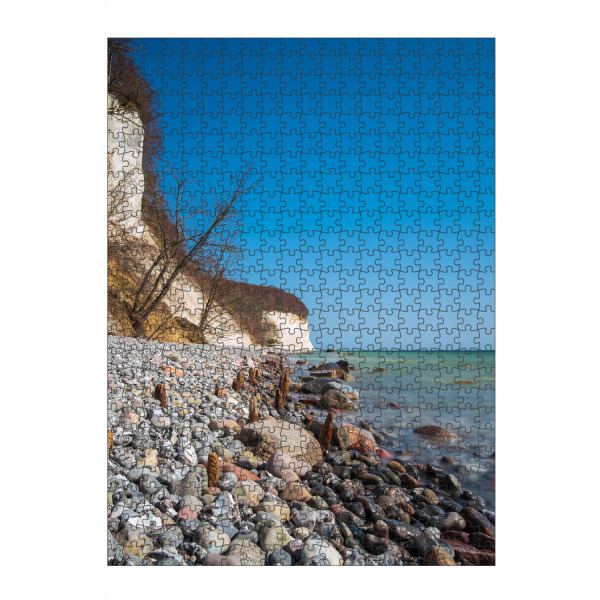 Puzzle Ravensburger "Steine, Buhne und Kreidefelsen" artboxONE - Natur,Reise,Reise / Strand und Meer