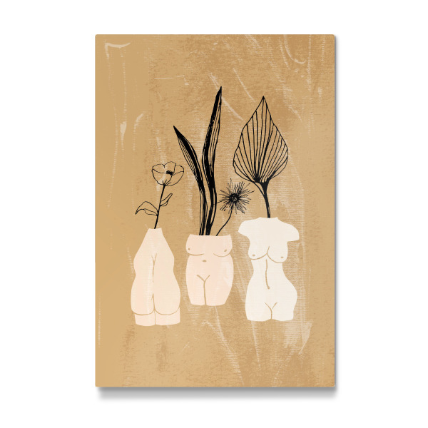 Galerie-Print "3 Woman 2 Flower Vases Bodies" 30x20 cm artboxONE