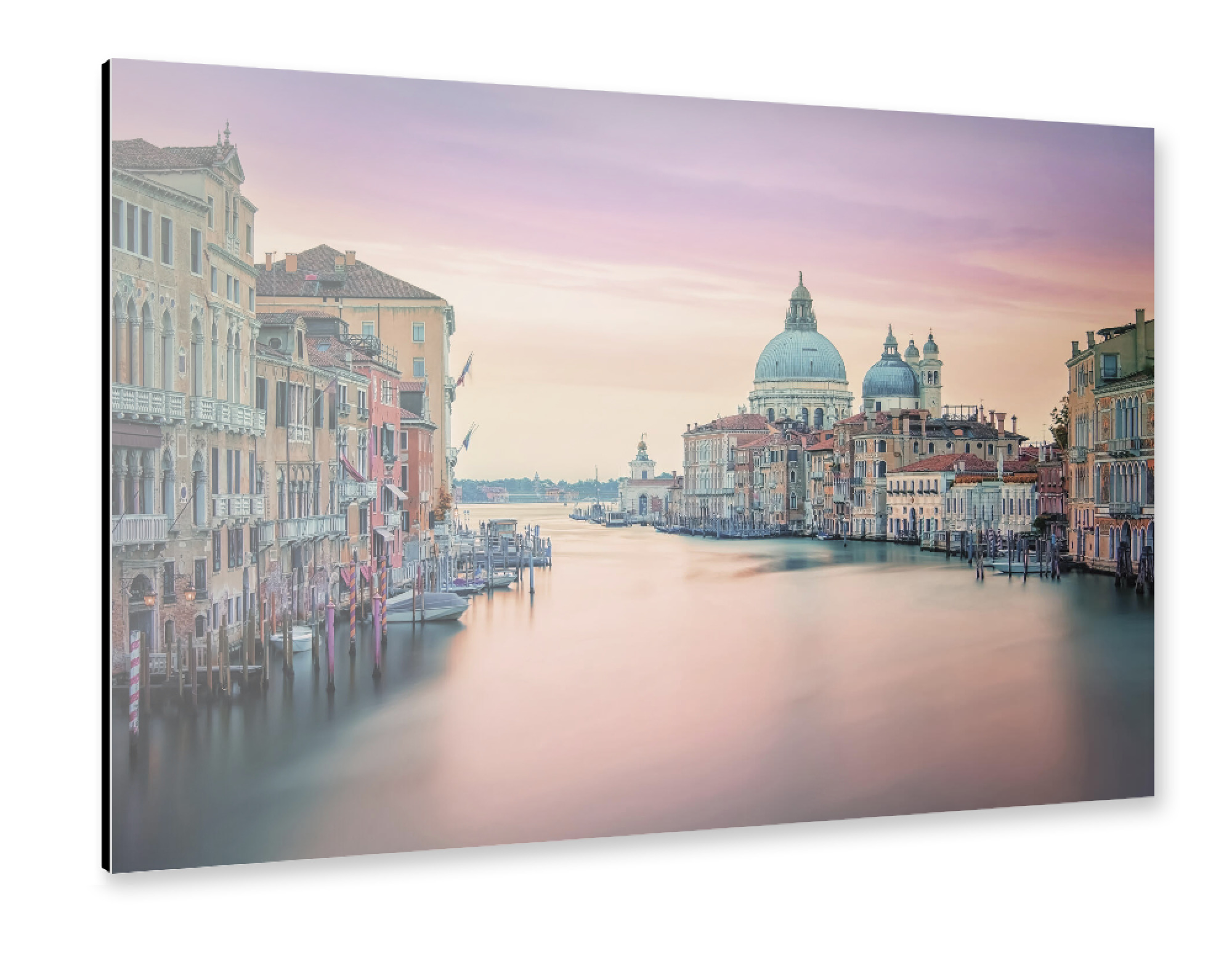 Alu-Dibond "Pink Venice" 75x50 cm artboxONE