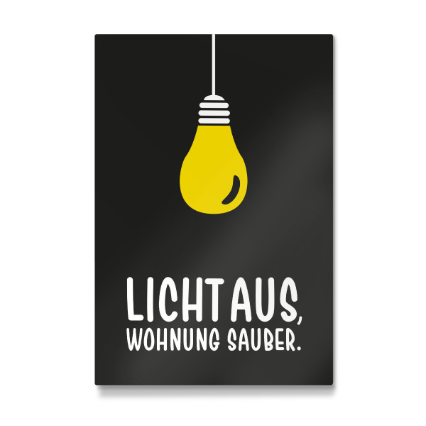 Galerie-Print "Licht aus I Gelb & Schwarz" 30x20 cm artboxONE