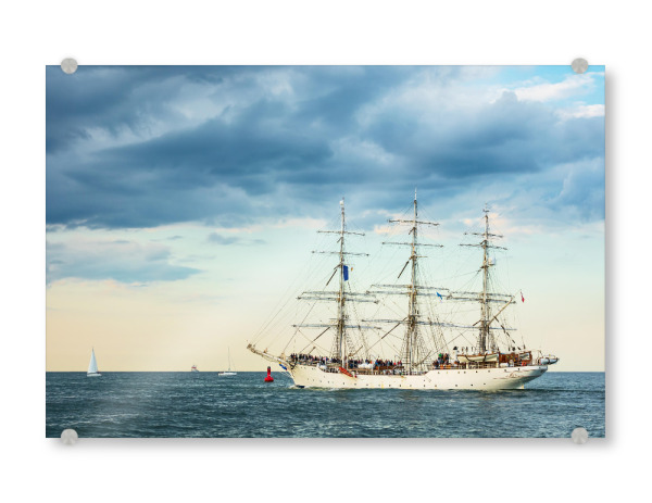 Acrylglasbild "Segelschiff auf der Ostsee" artboxONE - Natur,Reise,Reise / Strand und Meer