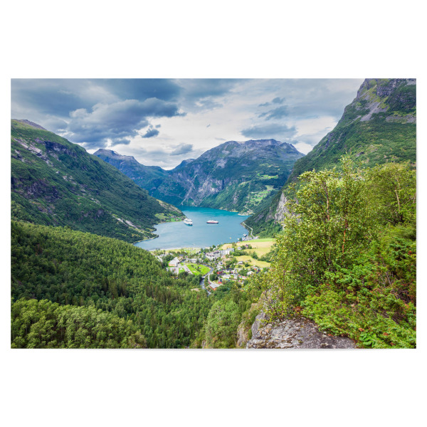 Poster "Geiranger und Fjord" artboxONE - Natur,Reise,Reise / Länder