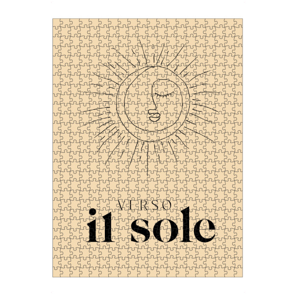 Puzzle Ravensburger "Towards the sun italian quote" artboxONE - Typografie,Natur,Für Kinder