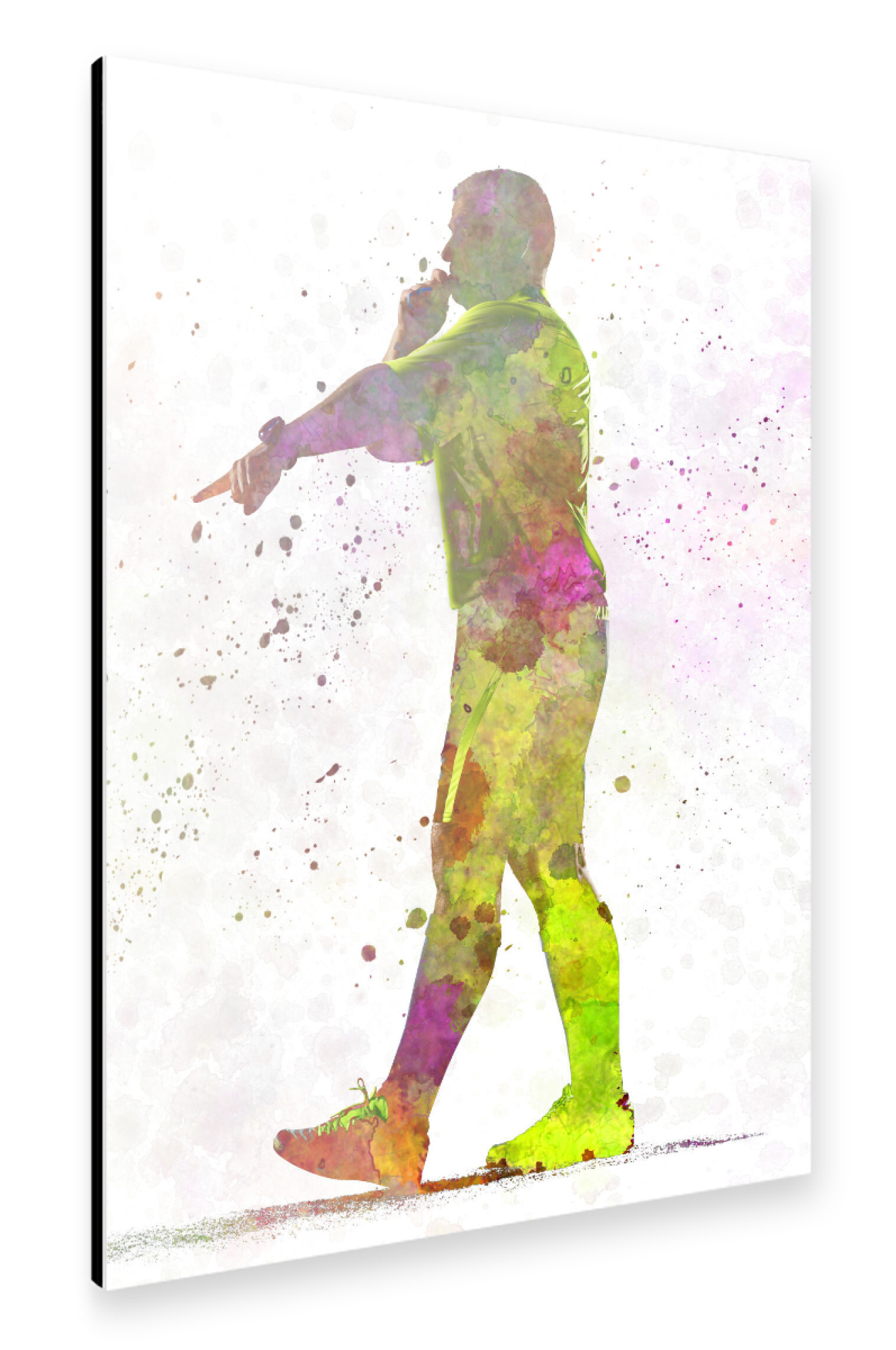 Alu-Dibond "Football referee" 75x50 cm artboxONE