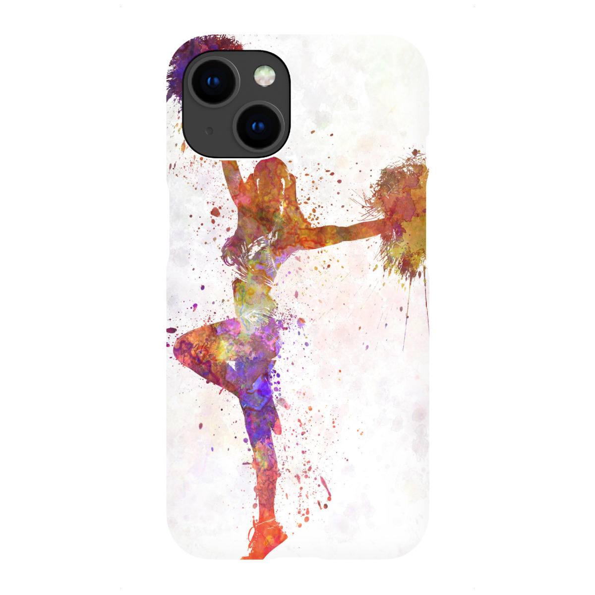 iPhone "Young cheerleader in watercolor-j" Premium-Case Handyhülle artboxONE