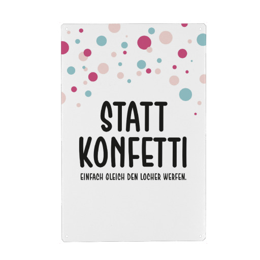 Konfetti & Locher werfen