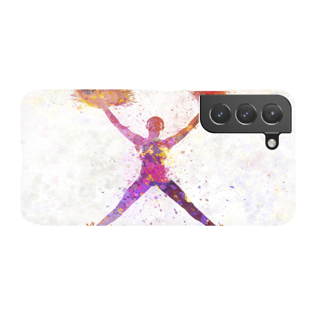 "Young cheerleader in watercolor-a"für Samsung Galaxy - Premium-Case Handyhülle artboxONE