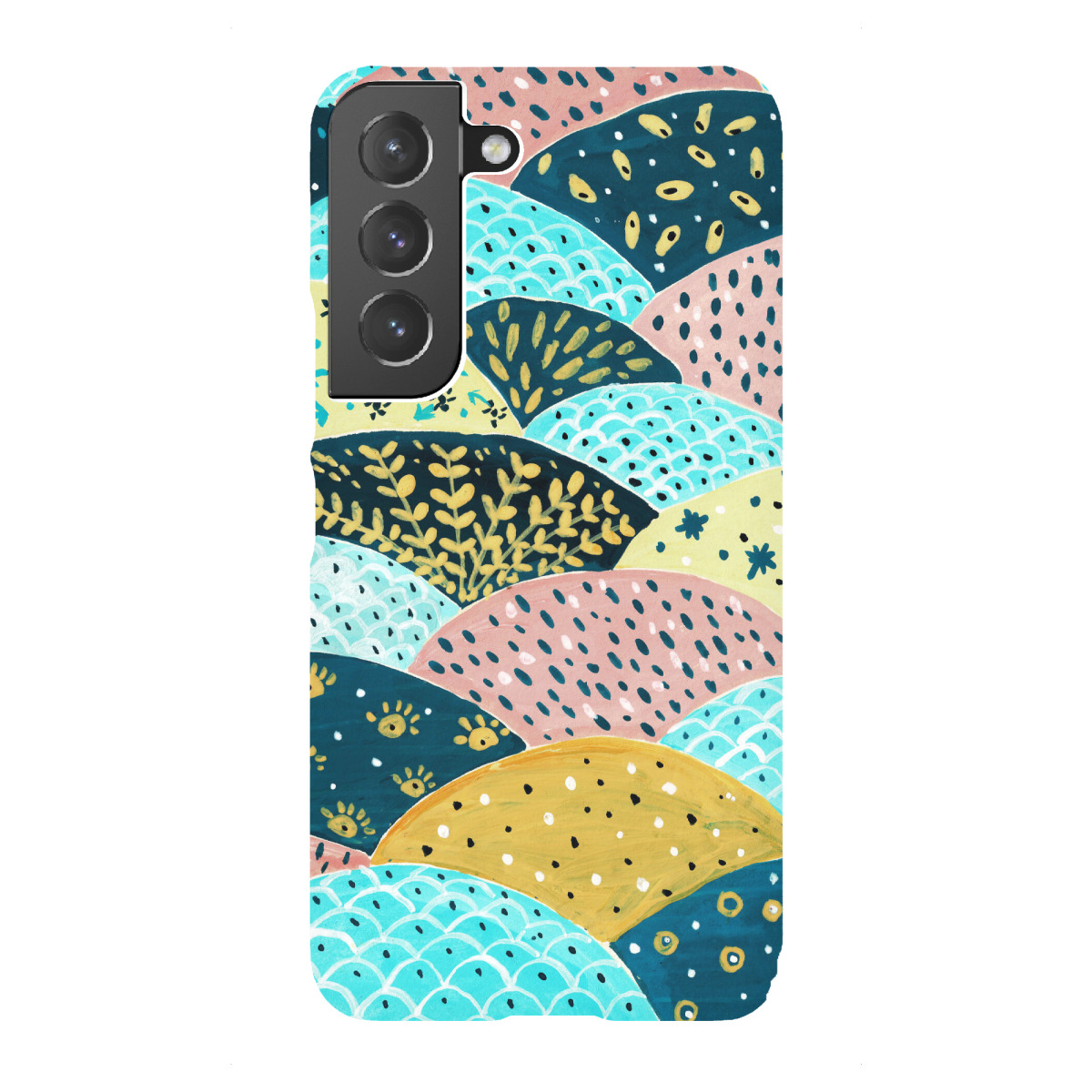 "Anna Iavnir - Bunte Hügel"für Samsung Galaxy - Premium-Case Handyhülle artboxONE