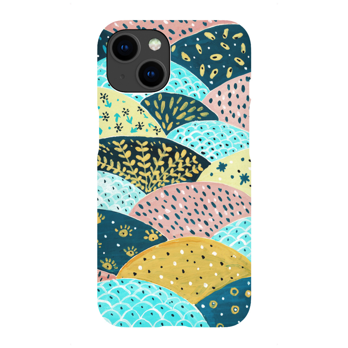 "Anna Iavnir - Bunte Hügel"für iPhone - Premium-Case Handyhülle artboxONE