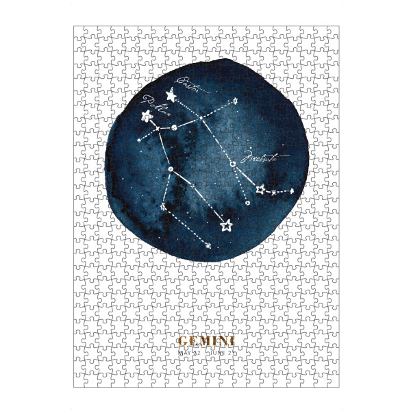 Puzzle Ravensburger "Buffiere - Sternzeichen Zwilling" artboxONE - Galaxy