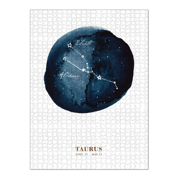 Puzzle Ravensburger "Buffiere - Sternzeichen Stier" artboxONE - Galaxy