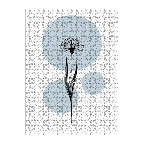 Puzzle Ravensburger "Buffiere-Botanicals Kornblume" artboxONE - Natur,Floral