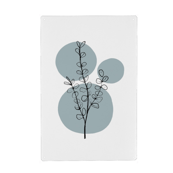 Holzbild "Buffiere-Botanicals Eucalyptus" artboxONE - Natur,Floral