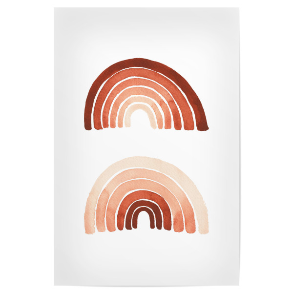 Poster "Buffiere - Orange Regenbogen" artboxONE - Abstrakt