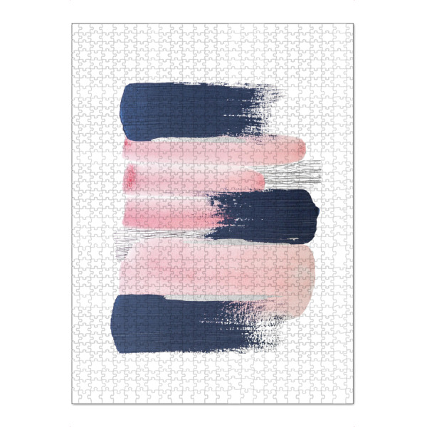 Puzzle Ravensburger "Buffiere - Konstellation" artboxONE - Abstrakt - Abstrakt,Aquarell,Wasserfarben,Striche,Pinsel,Linien - Bild abstrakt