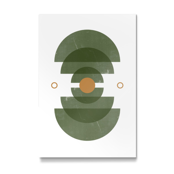 Galerie-Print "Aesthetic Gallery - Formen Grün" 30x20 cm artboxONE