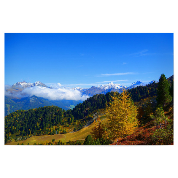 Poster 30x20 cm "Herbst in den Bergen" artboxONE - Natur,Reise