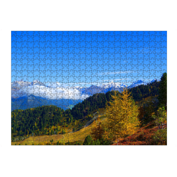 Puzzle Ravensburger "Herbst in den Bergen" artboxONE - Natur,Reise