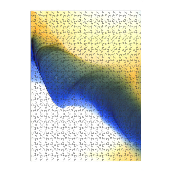 artboxONE Puzzle "Blue Line - Art" artboxONE - Abstrakt