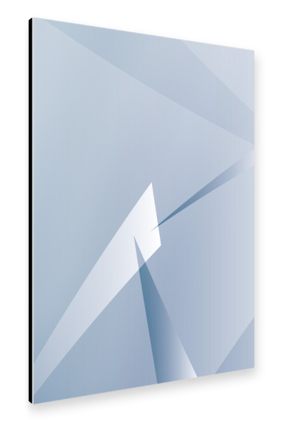 Alu-Dibond "Triangle fade" 30x20 cm artboxONE