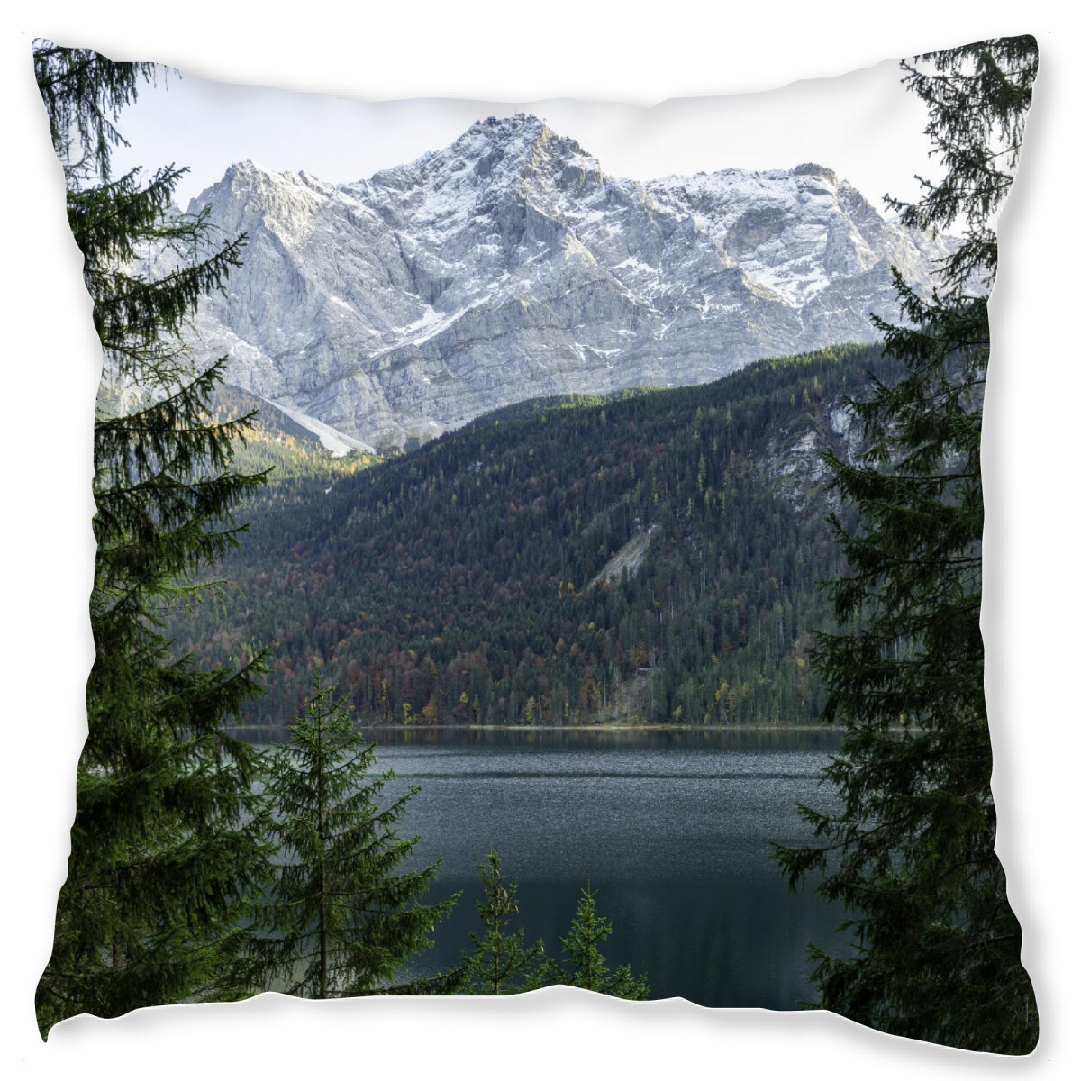 Design-Kissen "Blick auf die Zugspitze" artboxONE - Natur,Reise
