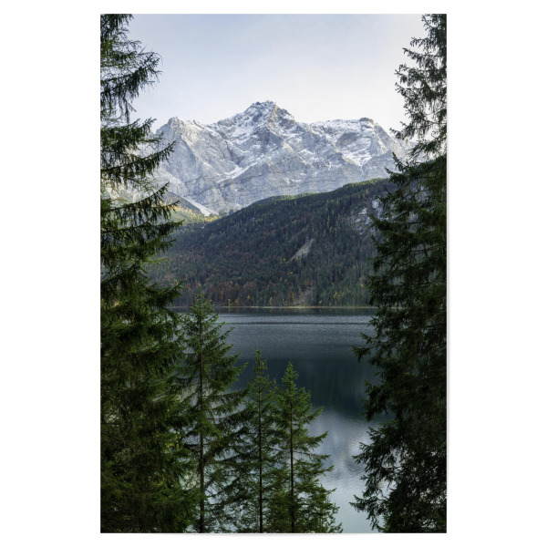 Poster "Blick auf die Zugspitze" artboxONE - Natur,Reise