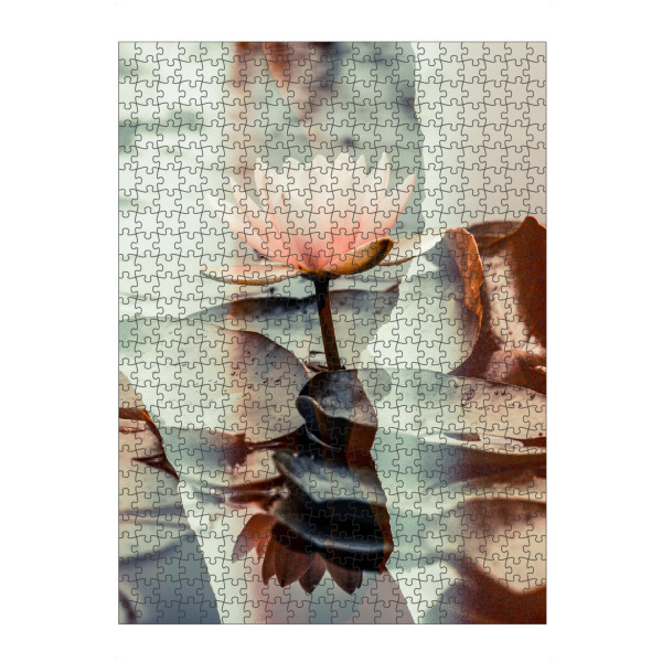 artboxONE Puzzle "Lotus Blossom by Tas" artboxONE - Natur,Floral - Lotus,Vintage,Flowers,Floral,Spring,Springtime,Frühling,Blumen - Bild lotus