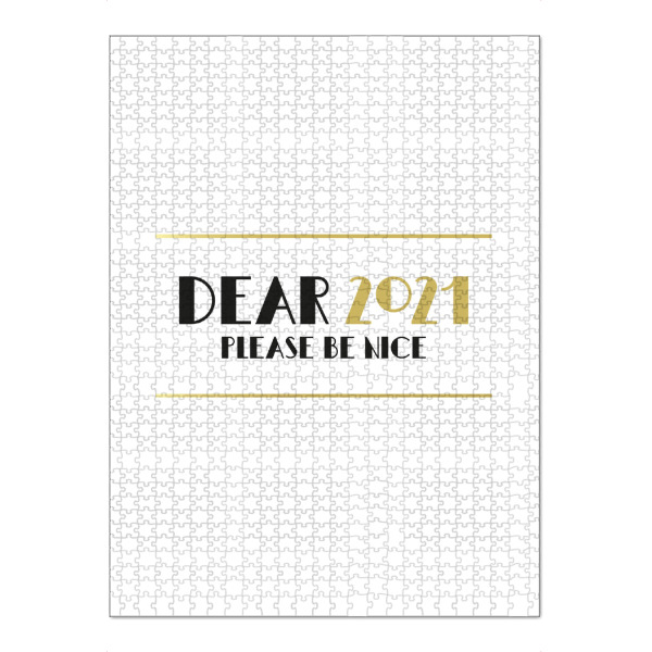 Puzzle Ravensburger "Please be nice" artboxONE - Typografie,Für Kinder,Lehrersprüche,Für Mama,Lustig