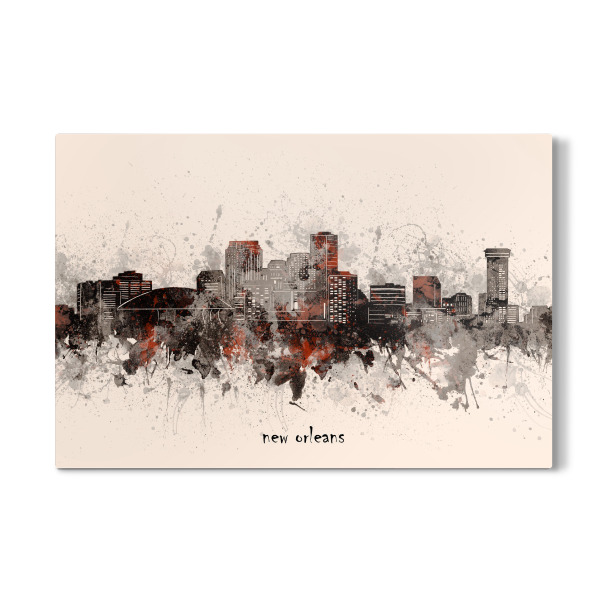 Galerie-Print "New orleans skyline artistic beige" 30x20 cm artboxONE