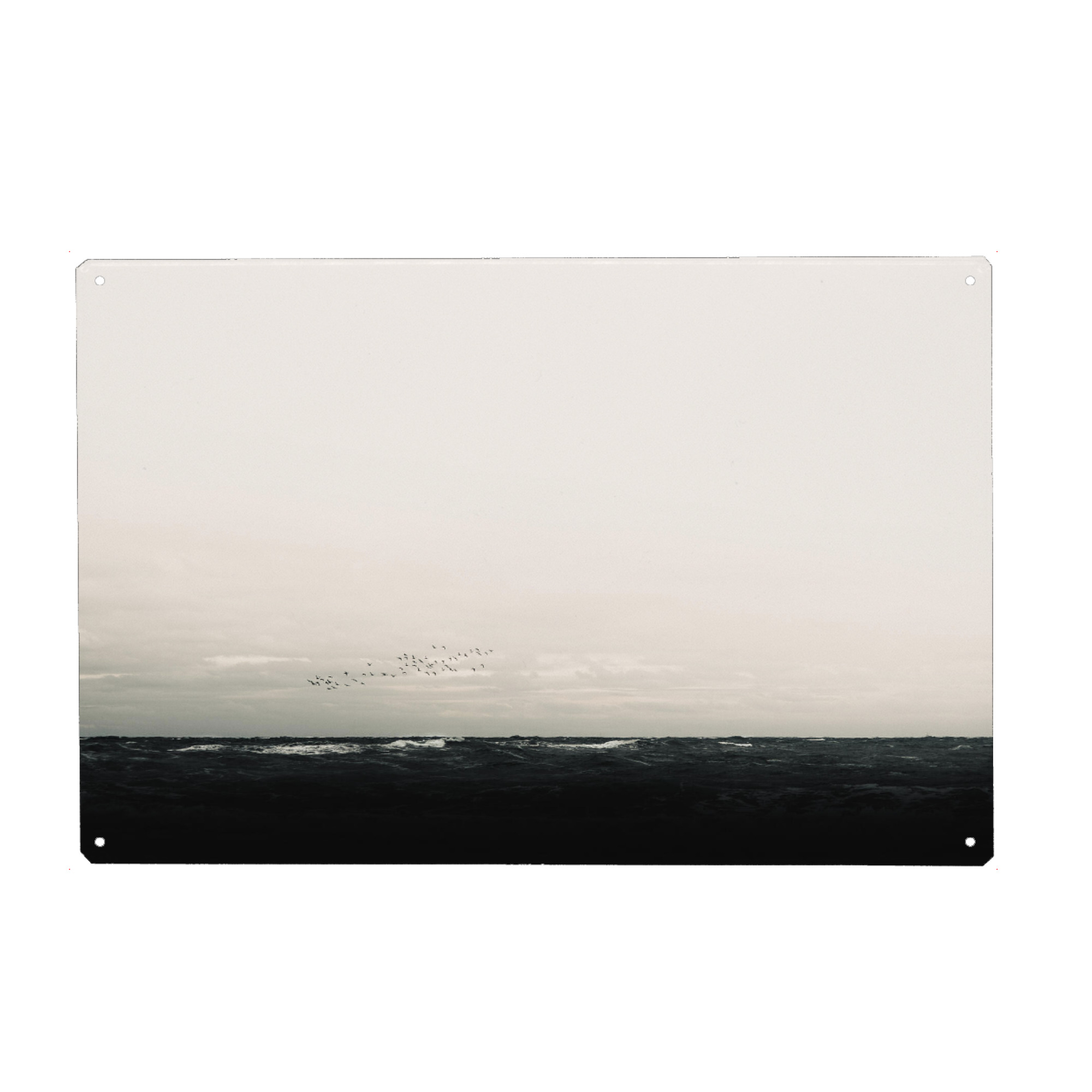 Holzbild "Frei über dem Ozean" artboxONE - Natur,Reise,Abstrakt,Reise / Strand und Meer,Reise / Länder