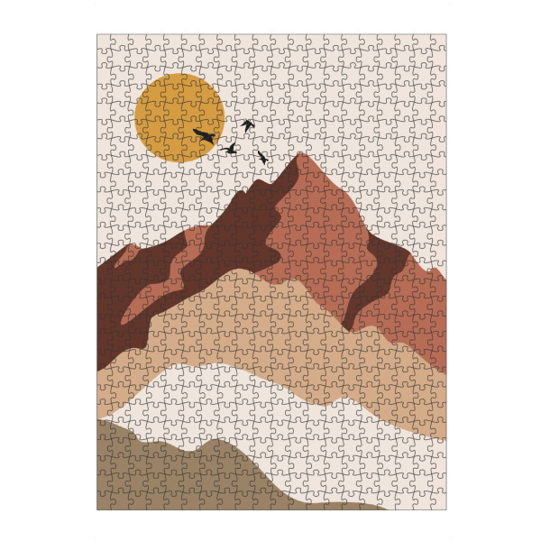 artboxONE Puzzle "Landscape Mountains (matart)" artboxONE - Natur