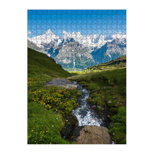 Puzzle Ravensburger "View from Grindelwald First" artboxONE - Natur,Reise,Reise / Länder