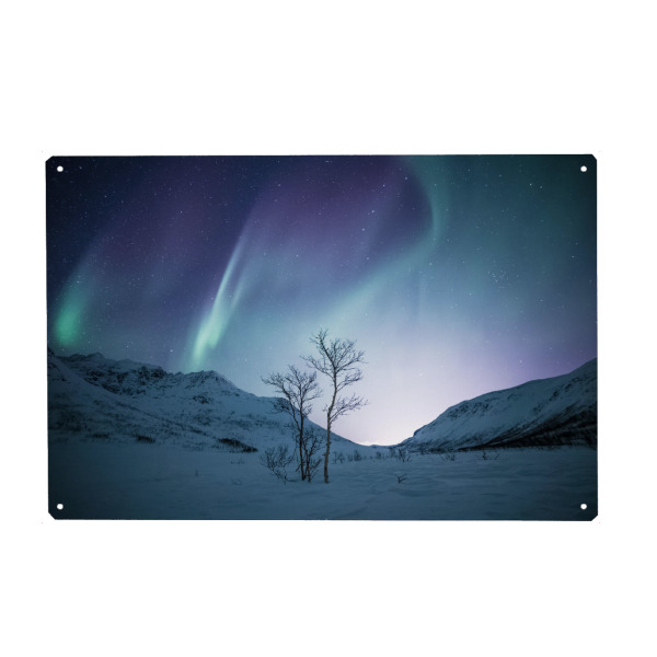 Holzbild "Colourful Winter" artboxONE - Natur