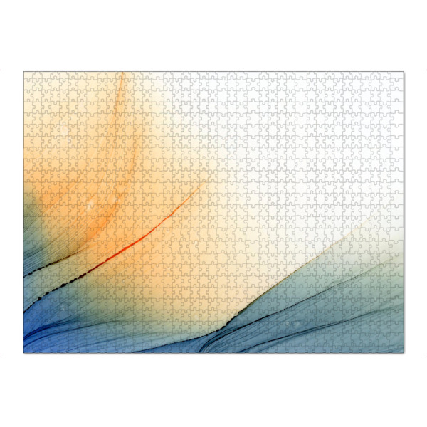 Puzzle Ravensburger "The Hills - Bunt" artboxONE - Abstrakt