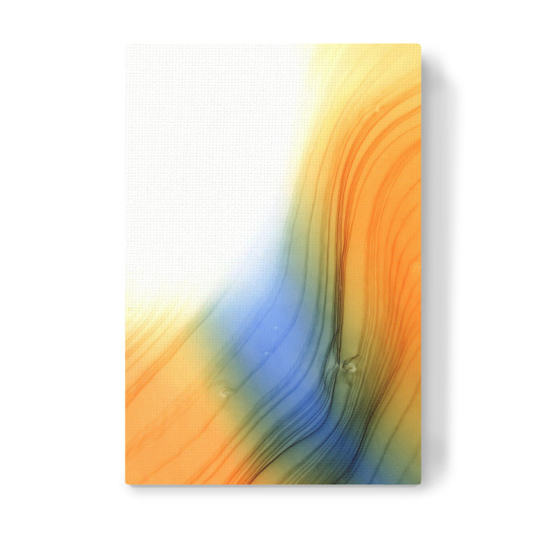 Leinwandbild "Blue and Orange Day" artboxONE - Abstrakt