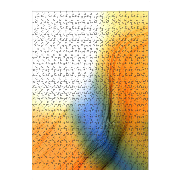 Puzzle Ravensburger "Blue and Orange Day" artboxONE - Abstrakt