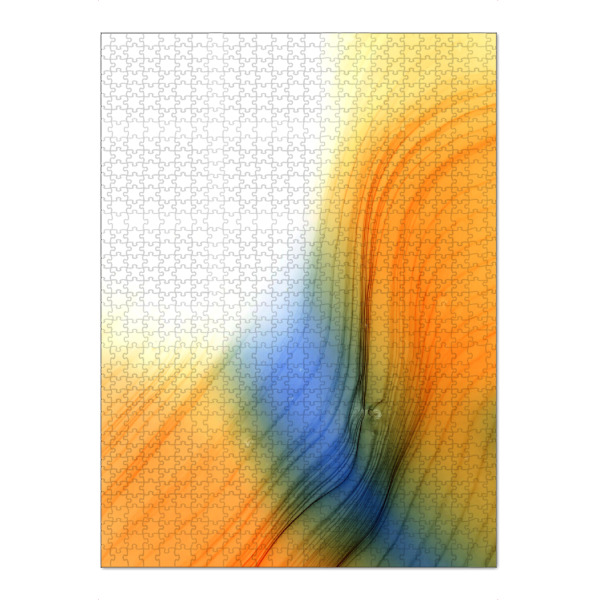 Puzzle Ravensburger "Blue and Orange Day" artboxONE - Abstrakt