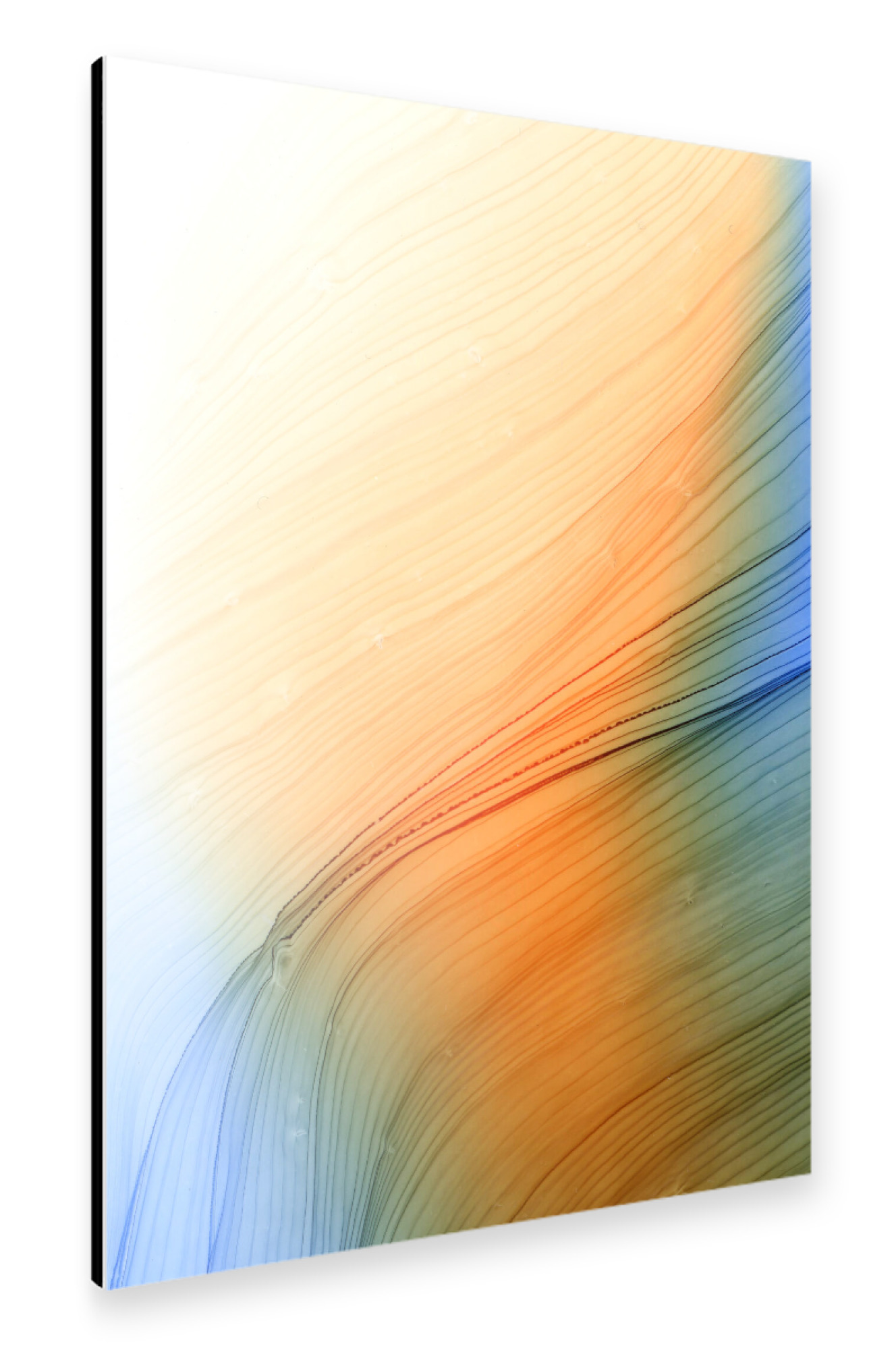 Alu-Dibond "Orange the Light" 30x20 cm artboxONE