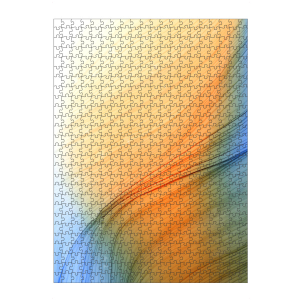 artboxONE Puzzle "Orange the Light" artboxONE - Abstrakt
