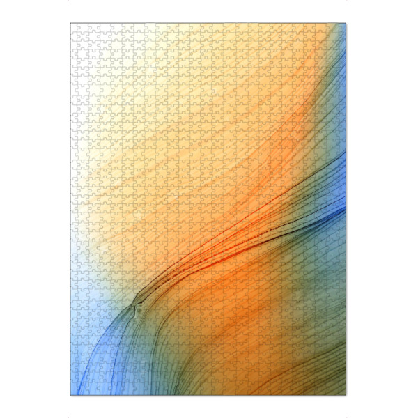 Puzzle Ravensburger "Orange the Light" artboxONE - Abstrakt