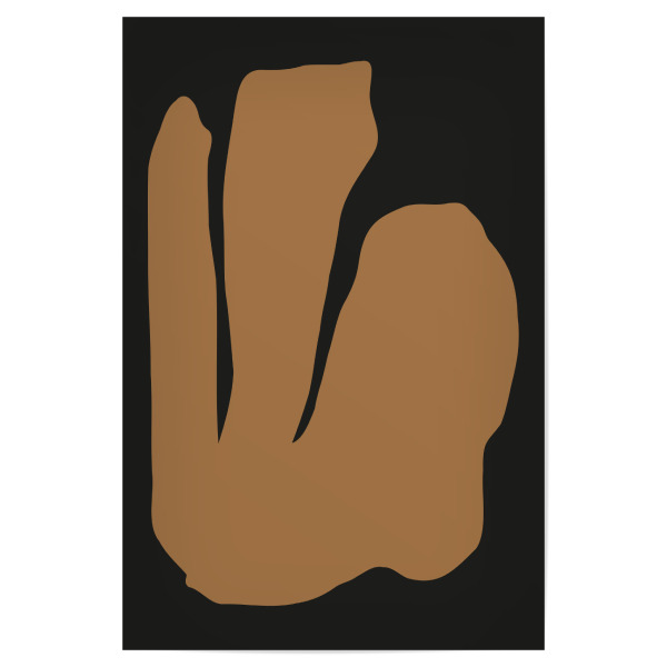 Poster "SCANDINAVIAN ABSTRACT FLORAL" artboxONE - Floral,Abstrakt