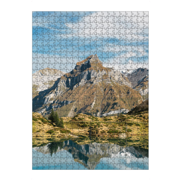 Puzzle Ravensburger "Trüebsee mountain reflection" artboxONE - Natur,Reise,Reise / Länder