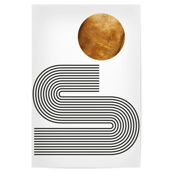 Poster "Abstrakte Studie" artboxONE - Abstrakt,Geometrie