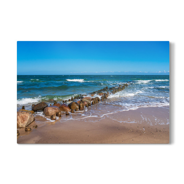 Galerie-Print "Buhne und Wellen" 30x20 cm artboxONE