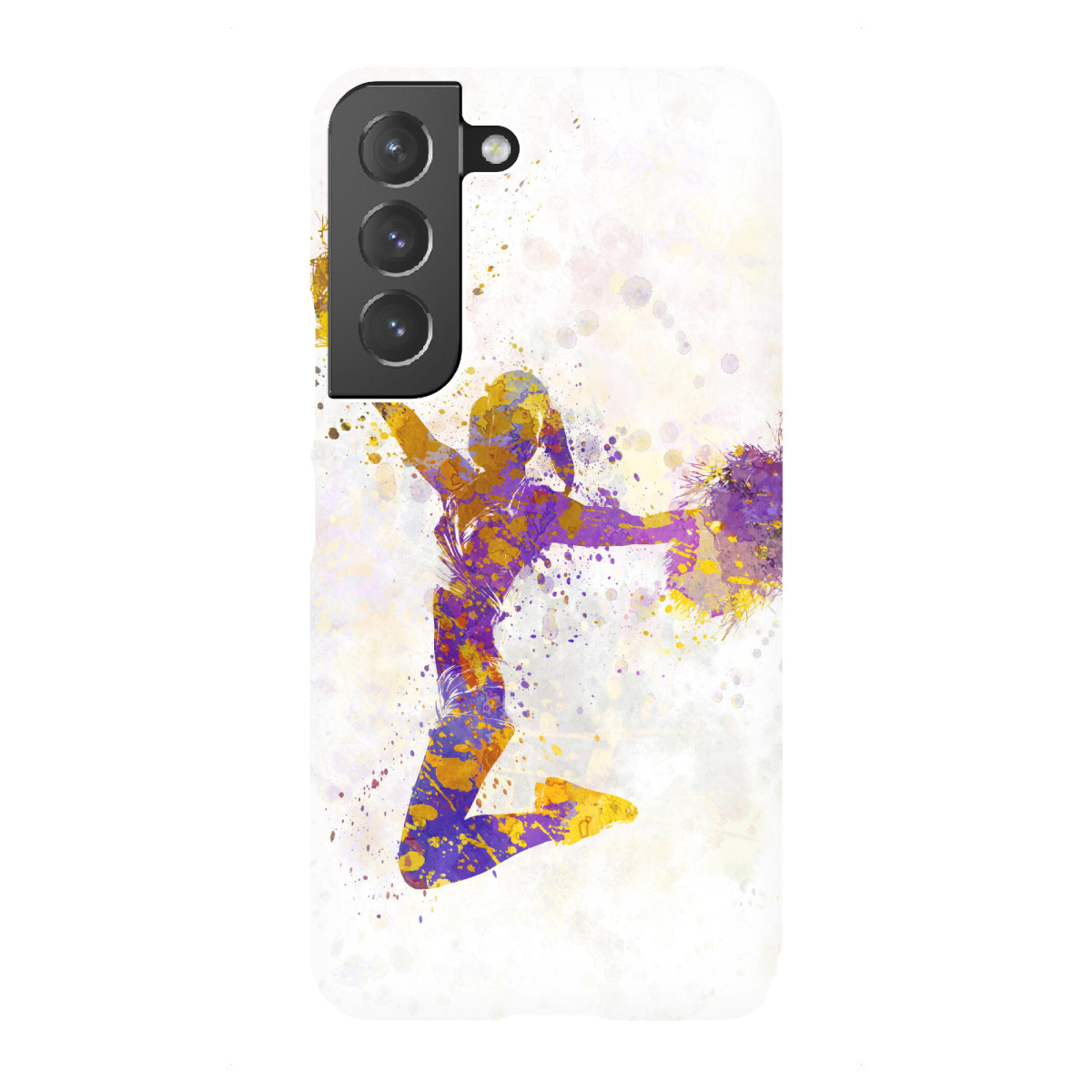 "Young cheerleader in watercolor-c"für Samsung Galaxy - Premium-Case Handyhülle artboxONE