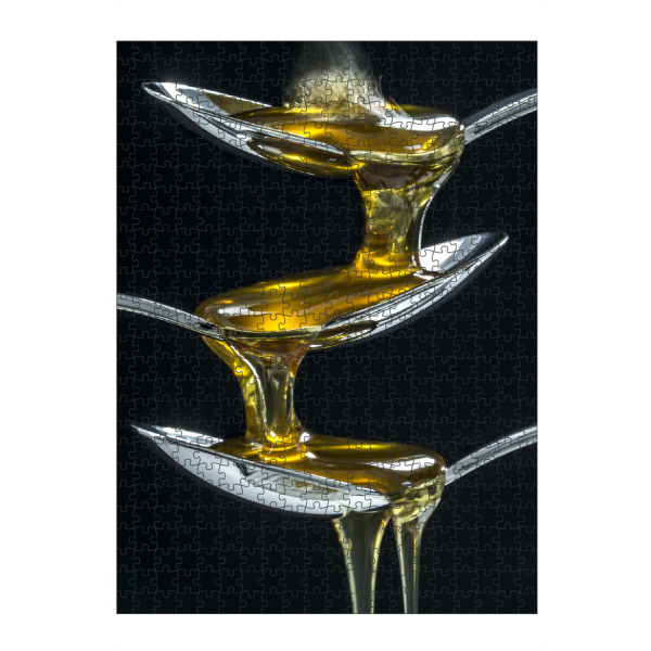 Puzzle Ravensburger "Olivenölkaskade" artboxONE - Essen & Trinken